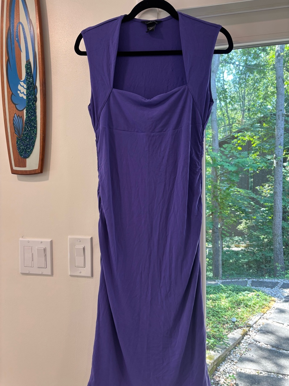 Sleeveless Purple Midi Dress Moda International Victoria’s Secret